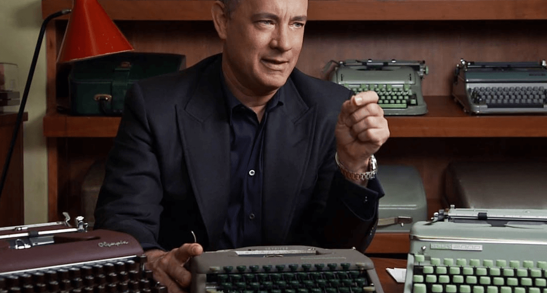 Tom Hanks e suas máquinas de escrever