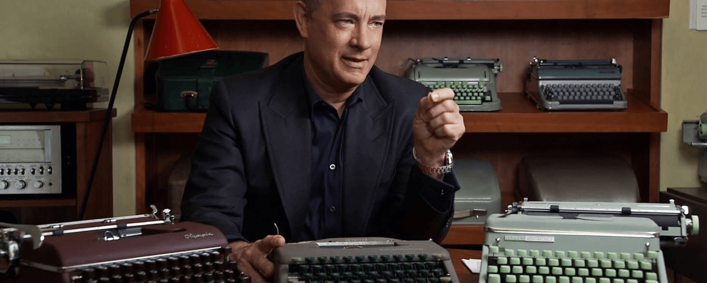 Tom Hanks e suas máquinas de escrever